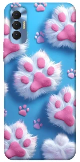Чохол на TECNO Spark 8P Cat paw фото 1 з 1