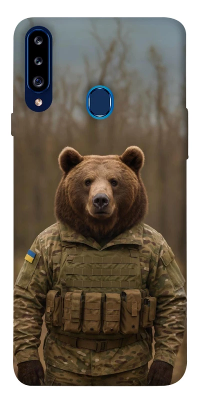 Чохол на Samsung Galaxy A20s Ведмідь захисник фото 1 з 1