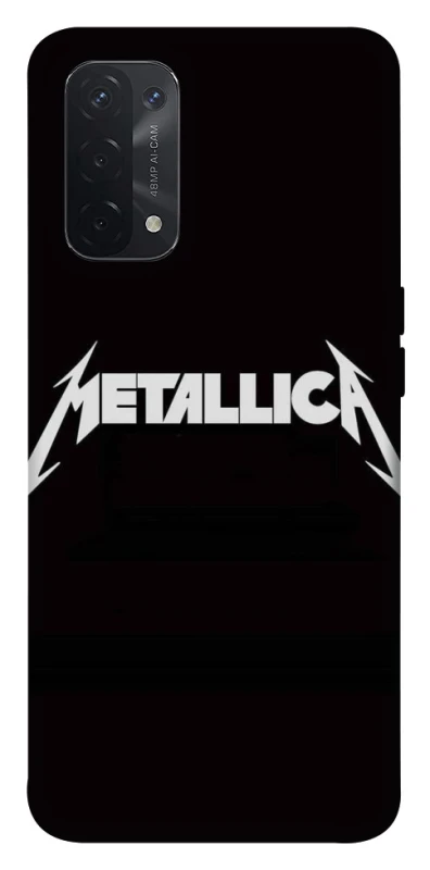 Чехол на Oppo A54 5G / A74 5G Metallica logo фото 1 Чехол на Oppo A54 5G / A74 5G Metallica logo фото 1 из 1