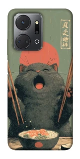 Чехол на Huawei Honor X7a Hungry Cat фото 1 из 1