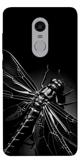 Чохол на Xiaomi Redmi Note 4X / Note 4 (Snapdragon) Black dragonfly фото 1 з 1