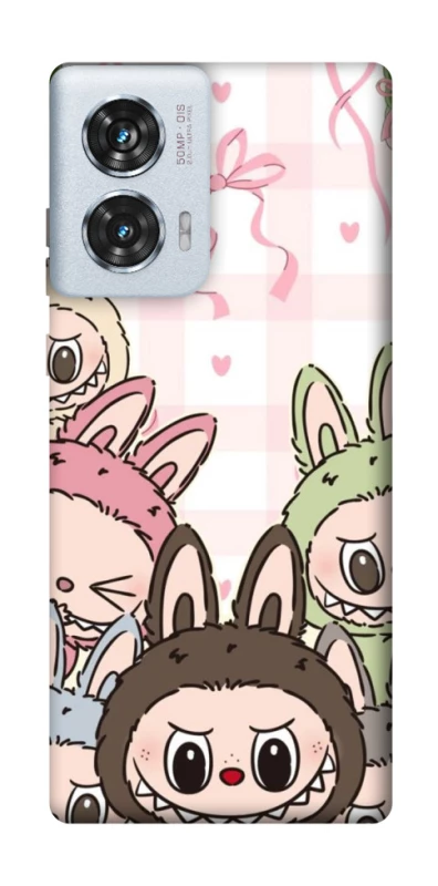 Чохол на Motorola Edge 50 Fusion All Labubu 2 фото 1 з 1