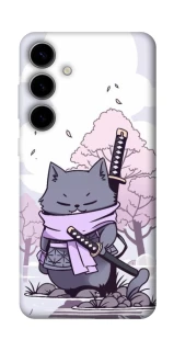 Чохол на Samsung Galaxy S25 FE Samurai cat фото 1 Чохол на Samsung Galaxy S25 FE Samurai cat фото 1 з 1