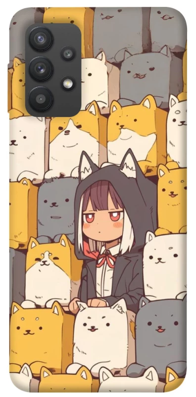 Чехол на Samsung Galaxy A32 (A325F) 4G Like a cat фото 1 из 1