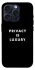 Чохол на Apple iPhone 15 Pro (6.1") Privacy is luxury фото 1 з 1