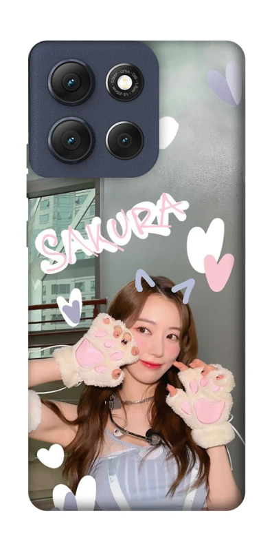 Чохол на Motorola Moto G86 Sakura - LE SSERAFIM фото 1 з 1