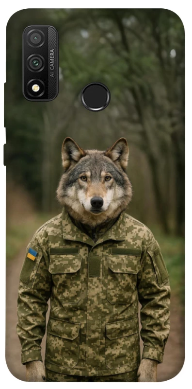 Чохол на Huawei P Smart (2020) Вовк захисник фото 1 з 1
