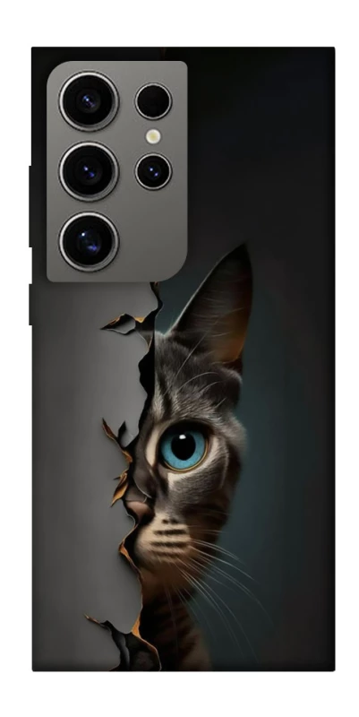 Чехол на Samsung Galaxy S24 Ultra Кот-подглядыватель v2 фото 1 из 1