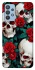 Чохол на Samsung Galaxy M32 skull and rose фото 1 з 1
