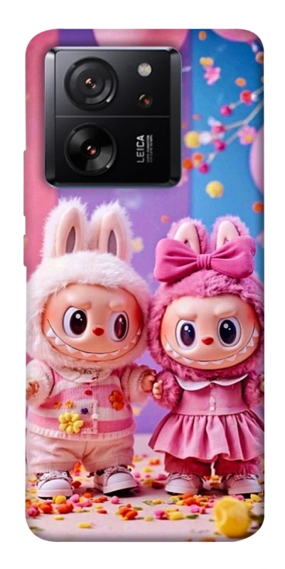 Чохол на Xiaomi 13T Labubu twins ver.2 фото 1 з 1