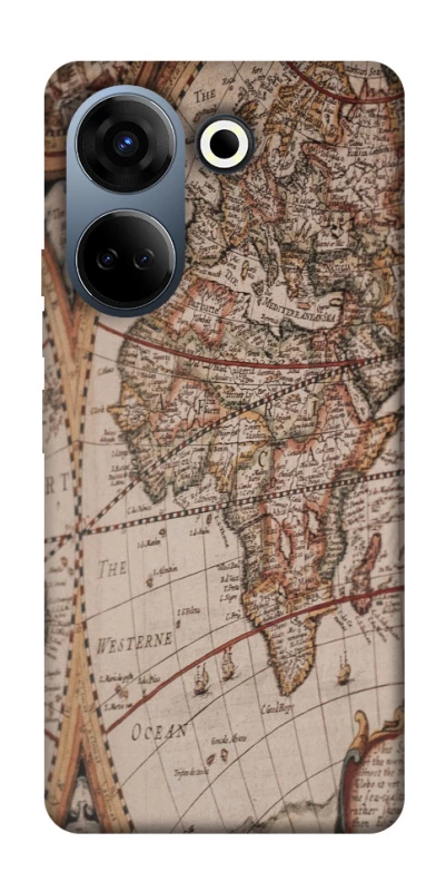 Чохол на TECNO Camon 20 Pro (CK7n) Карта подорожей фото 1 з 1