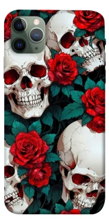 Чохол на Apple iPhone 11 Pro Max (6.5") skull and rose фото 1 з 1