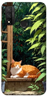 Чехол на Huawei P Smart (2020) red cat фото 1 из 1