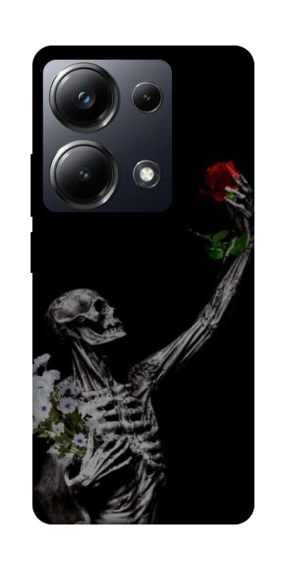 Чехол на Xiaomi Poco M6 Pro 4G Skeleton vs Rose фото 1 из 1