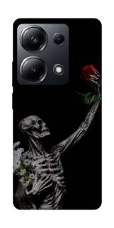 Чехол на Xiaomi Poco M6 Pro 4G Skeleton vs Rose фото 1 из 1