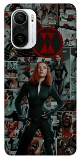 Чехол на Xiaomi Redmi K40 / K40 Pro / K40 Pro+ / Poco F3 Black Widow фото 1 из 1