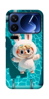 Чехол на Xiaomi Poco F7 Ultra Labubu in the pool ver.2 фото 1 из 1