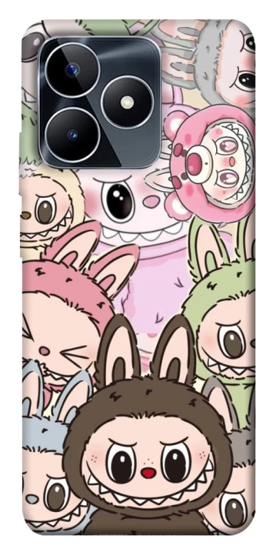 Чохол на Realme C53 All Labubu 3 фото 1 з 1