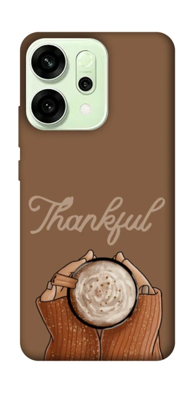 Чехол на Oppo Reno 14 Thankful coffee фото 1 из 1