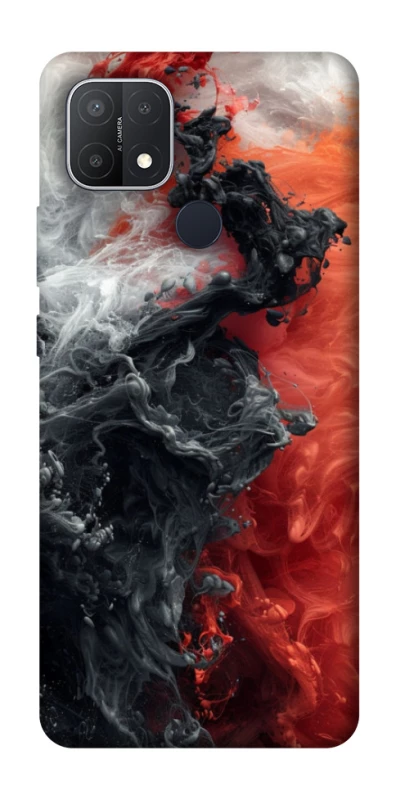 Чохол на Oppo A15s / A15 Black and Red фото 1 з 1
