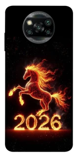 Чохол на Xiaomi Poco X3 NFC / Poco X3 Pro Red Fire Horse ver.1 фото 1 з 1