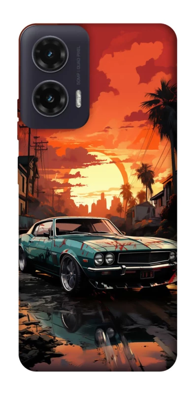Чохол на Motorola Moto G35 Car at sunset фото 1 з 1