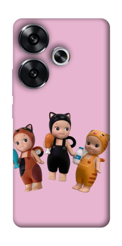 Чохол на Xiaomi Poco F6 Cat Cafe Trio фото 1 з 1