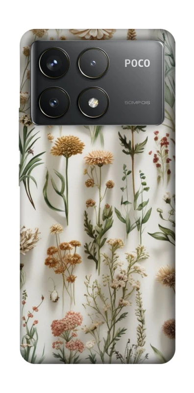 Чохол на Xiaomi Poco F6 Pro Floral design ver.2 фото 1 з 1