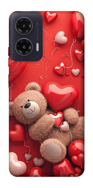 Чохол на Motorola Moto G35 bear in hearts фото 1 з 1