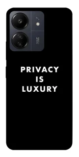 Чохол на Xiaomi Poco C65 Privacy is luxury фото 1 з 1