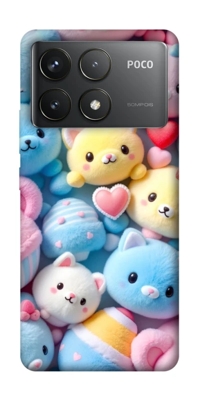 Чохол на Xiaomi Poco F6 Pro Soft toys фото 1 з 1