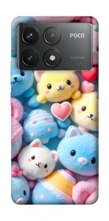 Чехол на Xiaomi Poco F6 Pro Soft toys фото 1 из 1