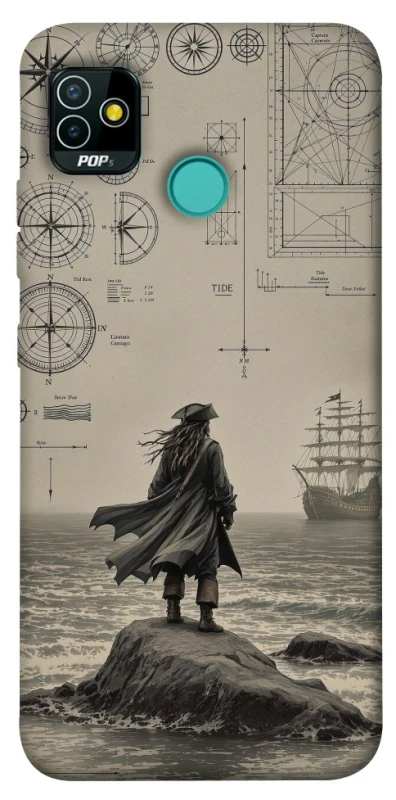 Чохол на TECNO POP 5 Captain Jack Sparrow фото 1 з 1