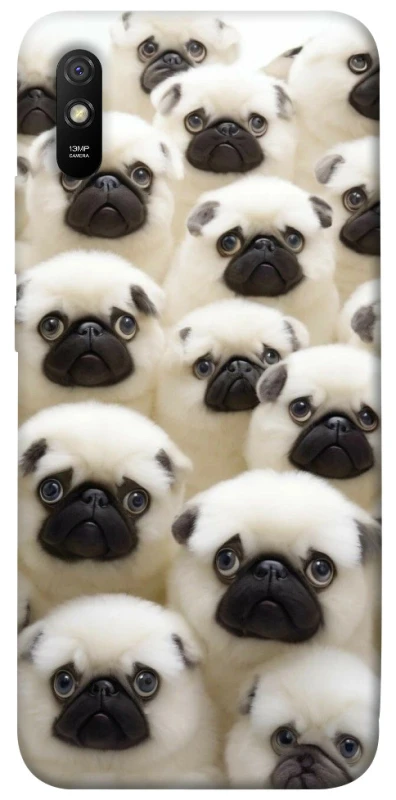 Чохол на Xiaomi Redmi 9A Doggy Pug Love фото 1 з 1