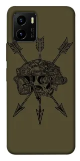 Чехол на Vivo Y15s Mil skull фото 1 из 1