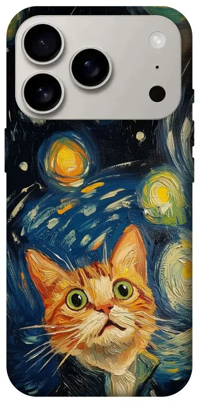 Чехол на Apple iPhone 18 Pro paint cat фото 2 из 2