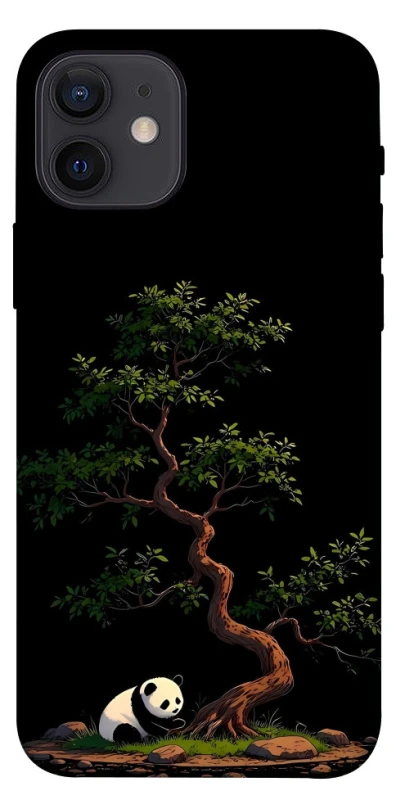 Чохол на Apple iPhone 12 (6.1") Panda and tree фото 1 з 1