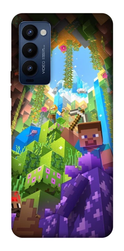 Чохол на TECNO Camon 18 Pro Minecraft forever фото 1 з 1