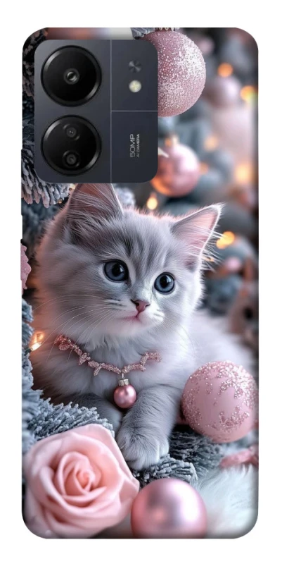 Чохол на Xiaomi Redmi 13C Christmas Kitty фото 1 з 1
