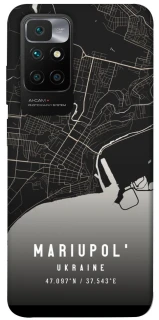 Чохол на Xiaomi Redmi 10 Mariupol map фото 1 з 1