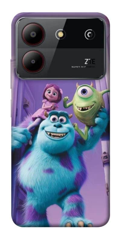 Чохол на ZTE Blade A54 4G Monsters friends фото 1 з 1