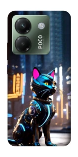 Чехол на Xiaomi Poco M7 pro 5G Cyber cat фото 1 из 1