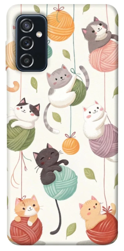 Чохол на Samsung Galaxy M52 Funny Kittens фото 1 з 1