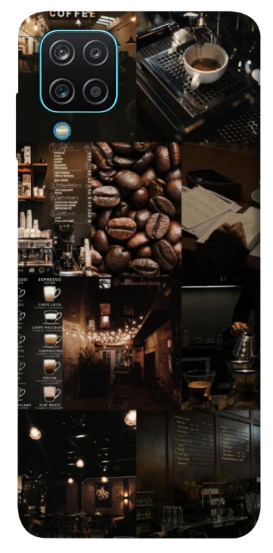 Чохол на Samsung Galaxy M12 Coffee collage ver.1 фото 1 з 1