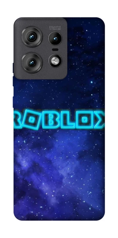 Чохол на Motorola Edge 50 Pro Roblox Space Logo Blue фото 1 з 1