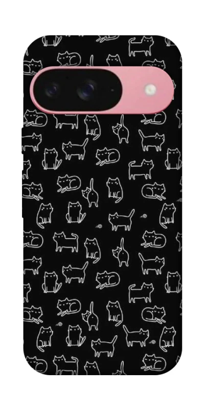 Чохол на Google Pixel 9 Black Cats фото 1 Чохол на Google Pixel 9 Black Cats фото 1 з 1