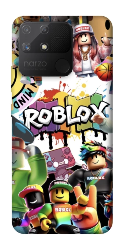 Чохол на Realme Narzo 50A Roblox Characters Collage фото 1 з 1