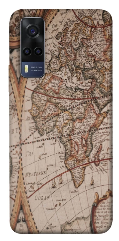 Чехол на Vivo Y53s Карта путешествий фото 1 из 1