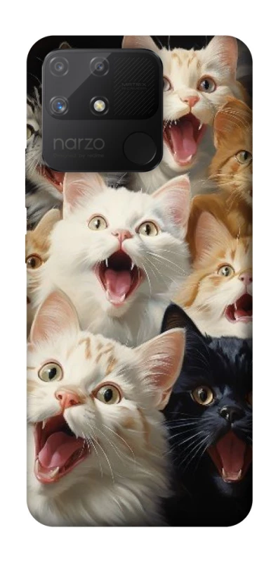 Чохол на Realme Narzo 50A Коти фото 1 з 1
