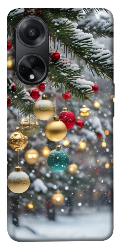 Чохол на Oppo A58 4G Новорічний v48 фото 1 з 1